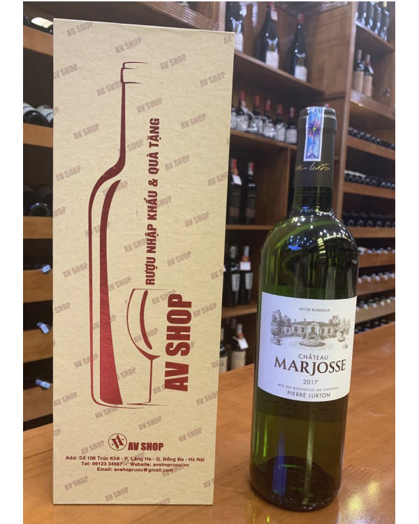 Rượu vang trắng Chateau Marjosse