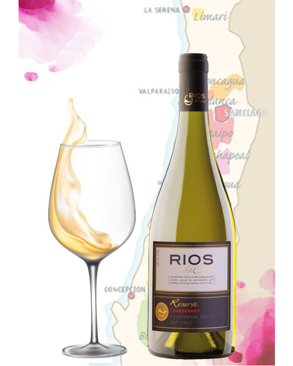 Rượu vang Rios De Chile Reserva Chardonnay
