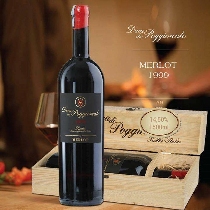 Rượu Vang Duca Di Poggioreale Merlot 1999